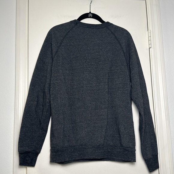 The Home Edit ROYGBIV Rainbow Pride Cozy Grey Crew Neck Sweatshirt Size Medium - Picture 6 of 7